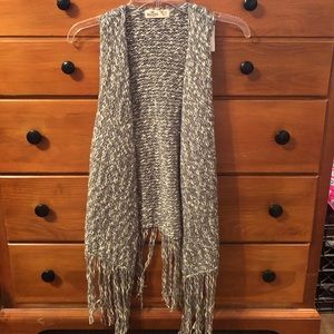 Brand new Hollister Crochet vest